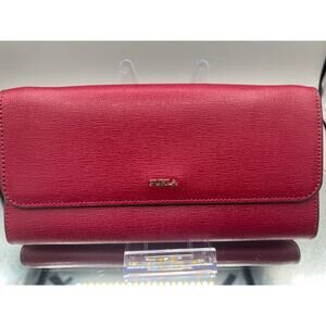 FURLA Rectangular Wallet Clutch Credit Card Holder